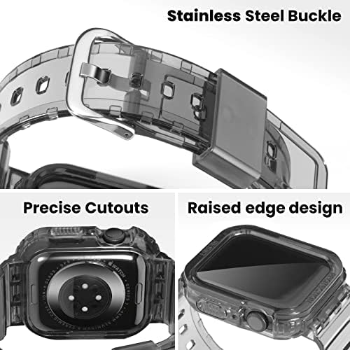 Калъф MIXPOET Bands, съвместим с Apple Watch 38 mm/40 mm/41 мм, Калъф с Защитен калъф за ремешке за iWatch