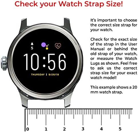 Быстросъемный каишка за часовник ONE ECHELON, съвместим със силикон каишка за часовник Huawei Watch Fit 2 Classic