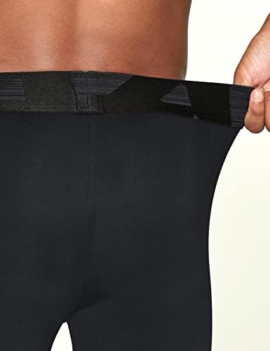 TSLA 1 или 2 Опаковки Компрессионных Панталони За момчета UPF 50+ е Основен Слой, Стръмни и Сухи Чорапи За Бягане, 4-Лентови