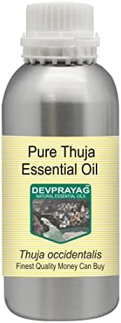 Devprayag Чисто етерично масло туи (Thuja occidentalis) Парна дестилация 630 мл (21 унция)