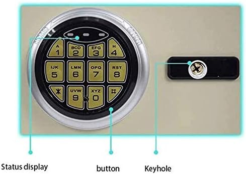 JYDQM Големият електронен цифров сейф, златар домашна сигурност-имитация на заключване на сейфа