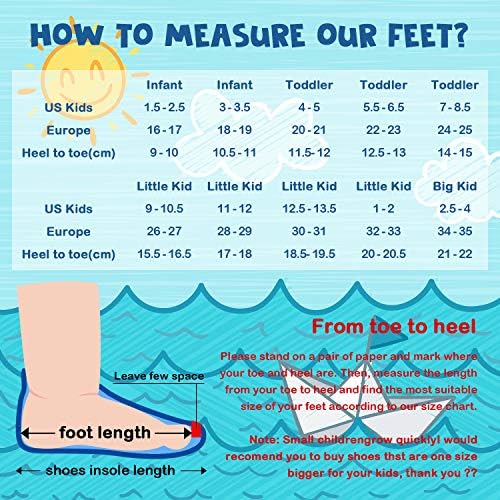 Sunnywoo/Водна обувки за деца, Момичета И Момчета, Водна Обувки за плуване за деца, Бързосъхнеща Нескользящая Водна Кожа,