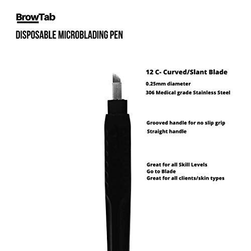 Еднократна химикалка за Микроблейдинга BrowTab - 12C