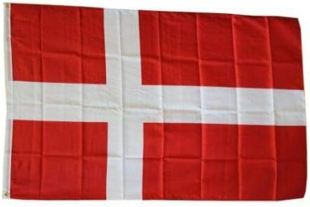 Вятър 2x3 Дания Датски Европейския Флаг 2 'x3' Люверсы За Банери за дома, Устойчиви На избледняване Премиум-клас са Устойчиви