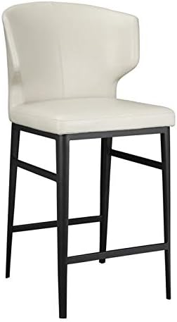 Moe's Home Collection World Модерен дизайнерски стол Delaney за масата, бежово, 26