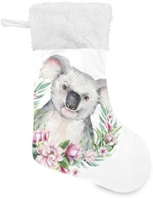 Коледни Чорапи ALAZA, Мультяшная Коала, Тропическо Животно, Класически Персонализирани Големи Чорапи, Бижута за Семейни Тържества,