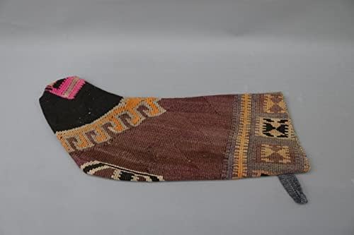 Коледен Отглеждане подарък за възглавница САРИКАЯ, Отглеждане на ръчно изработени Коледни Чорапи на ацтеките, Отглеждане Килим,