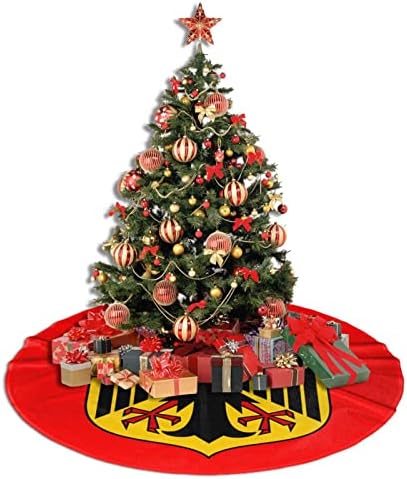 Пола за Коледната елха, 30-48 Инча Национален Герб на Германия Подложка за Елхата за Коледните украси Празнични Украси за Партита