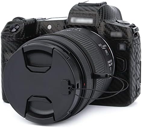 Комплект от 2 теми, на предния капак на обектива JJC 67 мм с притежателя Deluxe Cap Keeper за Canon EF-S 18-135 мм f3.5-5.6,