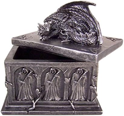 Оригинална Домашна Ковчег за Украшения Пазител на Склепа Дракон със Скрито Отделение За Съхранение на