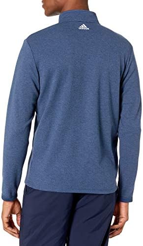 Мъжки пуловер адидас с цип на 3 ленти на четвърт инч от адидас