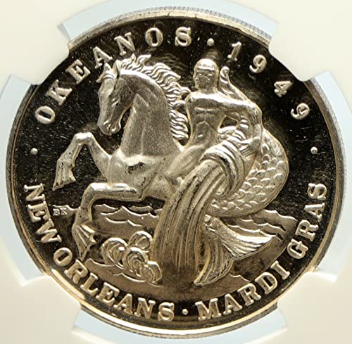 1974 1974 САЩ ПРИКАЗКИТЕ ню Орлиънс Mardi Gras монета PF 67 ULTRA CAMEO NGC