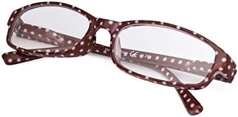 Eyekepper 4 опаковки Дамских Модни Очила за четене, грах с Малки Лещи за Четене за Жени + 2,75