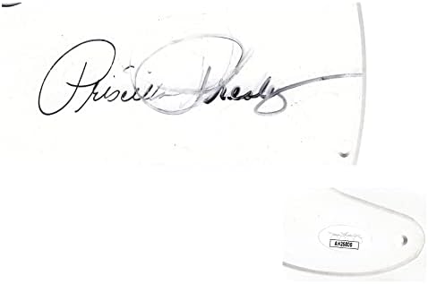 Тампон за електрическа китара с Автограф Присциллы Елвис Пресли JSA AH26800