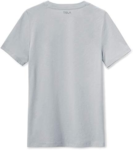 TSLA 1 или 2 Опаковки на Детски Младежки ризи За джогинг, Ризи, За тренировки в залата на Cool Dry Fit, Спортни Тениски С къс