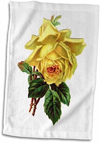 Кърпа 3D Rose Victorian Yellow Rose TWL_62660_1, 15 x 22