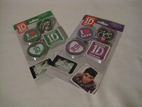 1D Модни ивици One Direction с автограф - Iron On Zayn по 4 броя за бройка (2 опаковки)