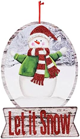 Коледни Стенни Декорации, Празнични Знаци за Коледа у дома под формата на Снежната топка (комплект от 2)