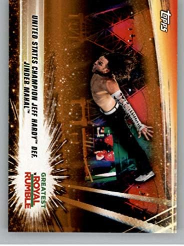 Търговската картичка на Джеф Харди в борбата за бронз WWE SummerSlam 2019 56