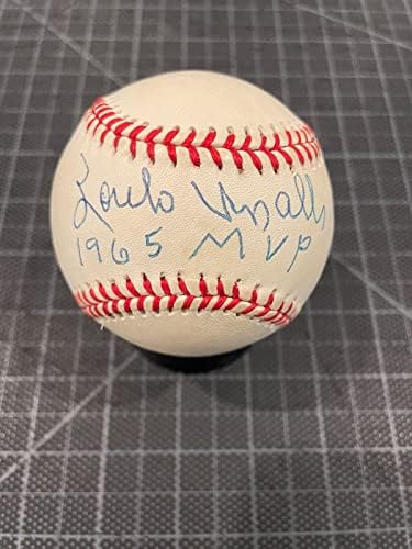 Zolio Versalles Minnesota Twins 1965 Mvp Бейзбол топката с един подпис Mint Jsa Редки Бейзболни топки с автографи
