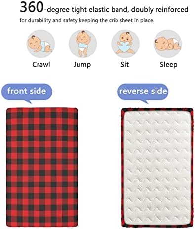 Кухненски Кърпи за детски легла в една клетка, Портативни Мини-Кърпи за яслите, Меки и еластични Кърпи за яслите - Отлични