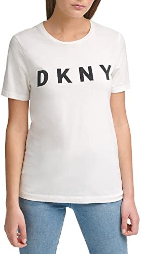 DKNY СПОРТНА дамска тениска Миси за всеки ден с къс ръкав и логото на