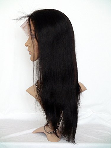 Евтини 22 перука от естествена коса на дантели с детски коса Philippine Virgin Реми естествена коса Яки Директен