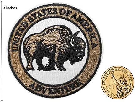 Скъпа нашивка на Съединените американски Щати Приключенията на Национален парк Бэдлендс Бродирани Железни
