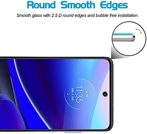 Защитно фолио XunyLyee [3 опаковки] е Съвместим с Motorola Moto G Stylus 2022/ G Stylus 5G 2022 (не е подходящ за всеки