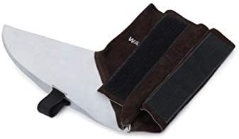 Заваръчни гамаши от естествена кожа Waylander - Защитни капаци за обувки от телешка кожа, Гамаши, с нисък покрив,