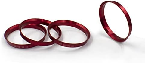 Джанти аксесоари Комплект части от 4-те центрических пръстените на главината с диаметър от 72,56 мм до 64,1 мм, от