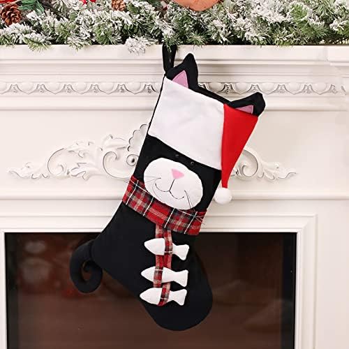 Големи Чорапи, Подарък Чорапи с шоколадови Бонбони, Коледни Украси за Дома За Празник, Украса за Коледното Парти, Комплекти