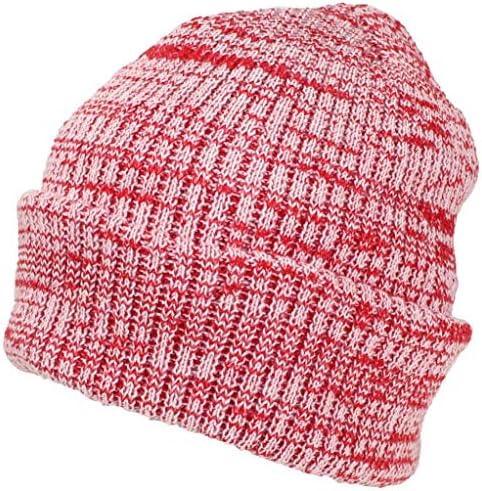 Най-добрите зимни шапки 3M 40-Граммовая Утепленная Вязаная шапчица Thinsulate с белезници (Един размер)