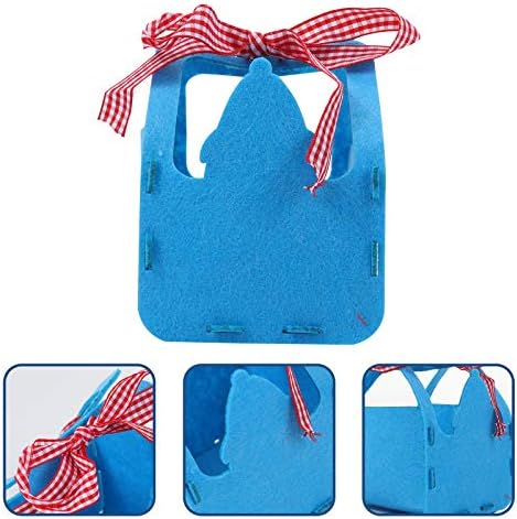 GALPADA Коледна Украса 3 Опаковки Коледна Чанта САМ Material Kit Набор за производство на Фетровых Чанти за Бонбони