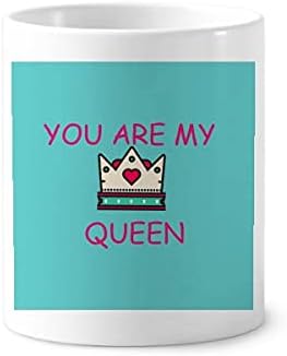 My Queen от Royal Regina Majesty Държач За Четка за зъби, Химикалка, Чаша, Чиния от Керамика Чаша за Моливи