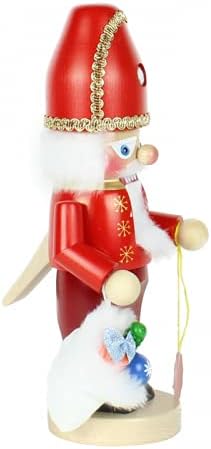 Steinbach (S1376) на Кръгъл Червен Лешникотрошачката Дядо Коледа, 12,6 инча