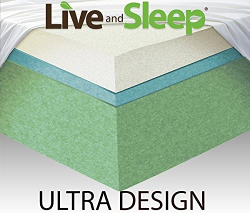 Матрак Live and Sleep Resort Ultra Twin Size - Гелевый матрак с ефект на паметта - 12-Инчов Едноспален - Прохладно