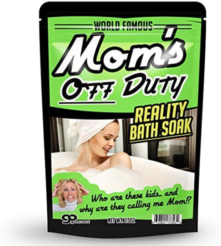 Луксозна лилаво сол за вана Mom's Off Duty за релаксация: забавен подарък за най-добрите приятелки, жени и майки