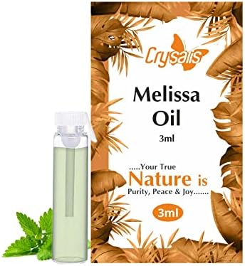 CRYSALIS Мелиса (Melissa Officinalis) | Чисто Натурално масло за грижа за кожата и косата - 3 мл