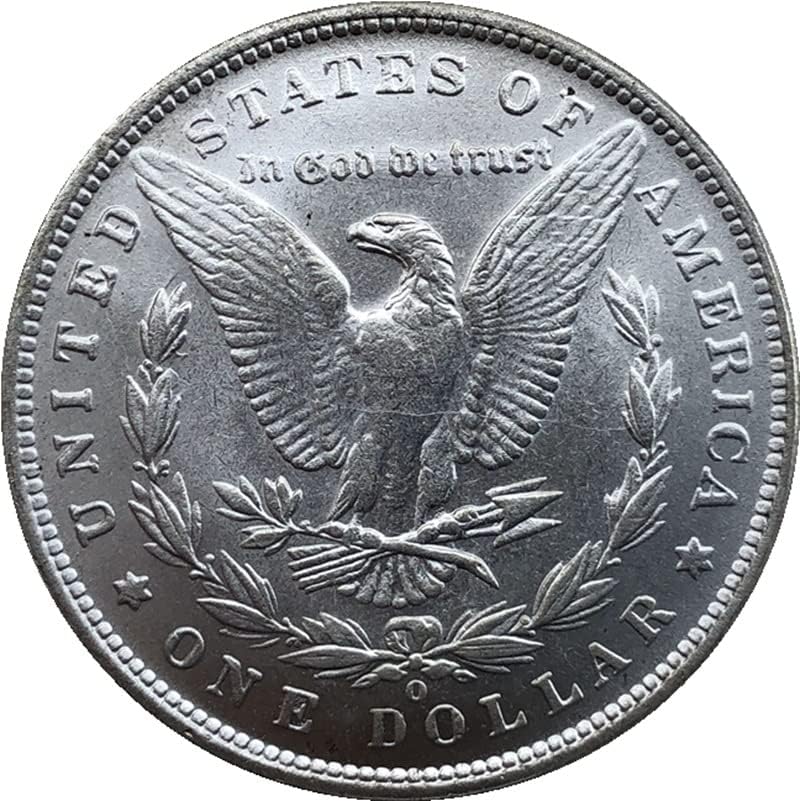 Американска Монета Морган 1885 г. Съобщение, Сребърен Долар, Месинг със сребърно покритие Антикварни Чуждестранни