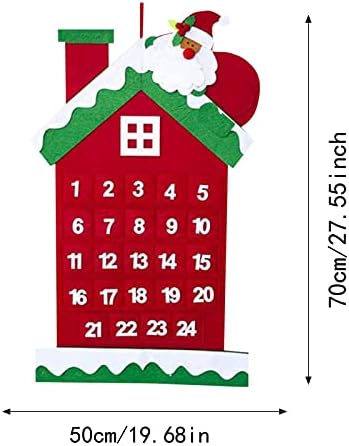 Коледен календар Дядо Декорация Дърво Висулка Коледен Обратното Броене Висулка Начало Декор Цифров Таймер за Деца
