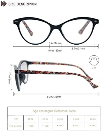 Очила за четене HEEYYOK, Блокиране на Синята светлина, за жени, 4 опаковки, Дамски Очила за четене с малко лице