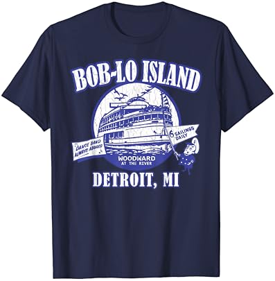 Остров Бобло (ретро вид) - Детройт, Мичиган