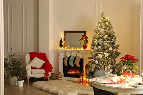 Carolin's Treasures CK3830CS Гербери Шепски Коледно Дърво, Коледни Чорапи, Чорапи За Висящи пред Камината, Коледен Сезон