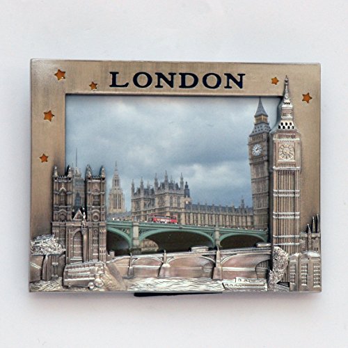 Аз обичам Лондонскую рамка за снимка - Метална рамка за снимка - Лондонската Сувенирни фоторамка - Метална рамка за снимка London