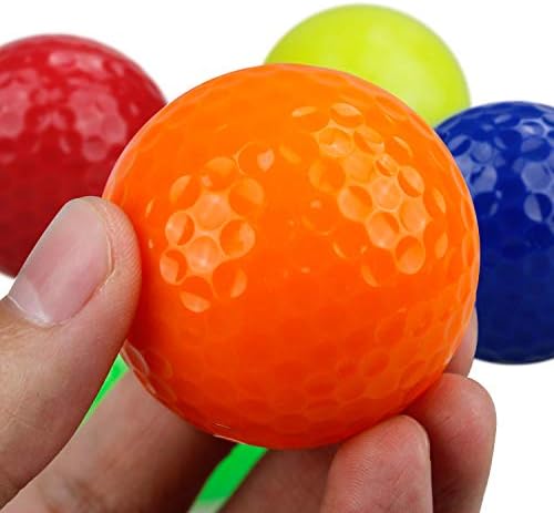 Тренировъчните топки за голф цвят Crestgolf, опаковка от 6 броя