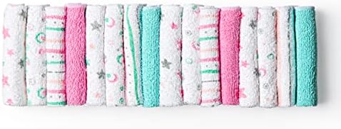 Набор от розово-бели Кърпички за миене на съдове Джеси и Lulu - 16 парчета