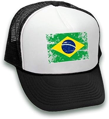 Тромав Стилове Бразилският Шапка Бразилски Шофьора Шапка Футболен Бразилски Флаг Подаръци