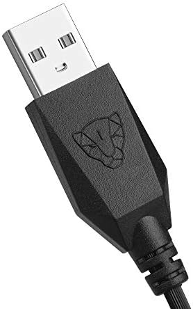 HLOIPYUR Цветна Подсветка Компютър USB 104 Клавиша Геймърска Клавиатура Мембранни Клавиши Черно Изпрати с кутия