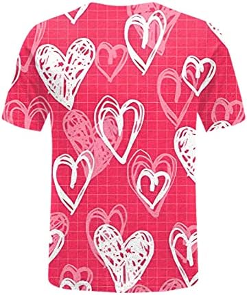 Дамски Hoody Love Heart с Графичен Модел С Дълъг Ръкав, Ризи, Свети Валентин, Ежедневни Блузи, Пуловер